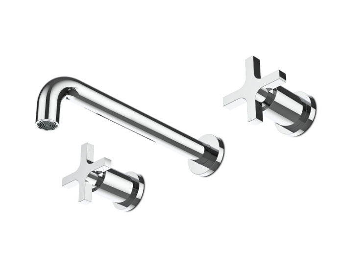 SIMPLE - 3 hole washbasin tap with individual rosettes _ RUBINETTERIE STELLA